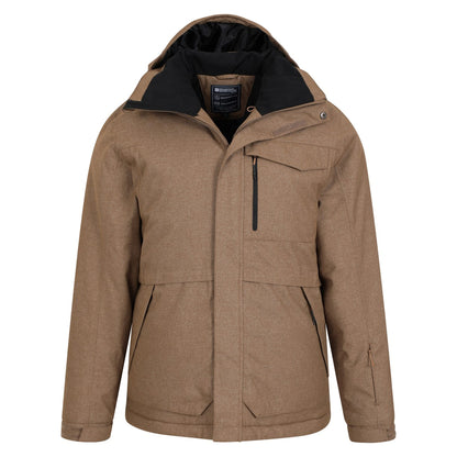 Tan - Pack Shot - Mountain Warehouse Mens Comet II Ski Jacket