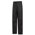 Black - Side - Mountain Warehouse Womens-Ladies Spray Waterproof Trousers