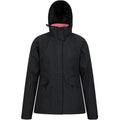 Black - Front - Mountain Warehouse Womens-Ladies Thunderstorm 3 in 1 Waterproof Jacket