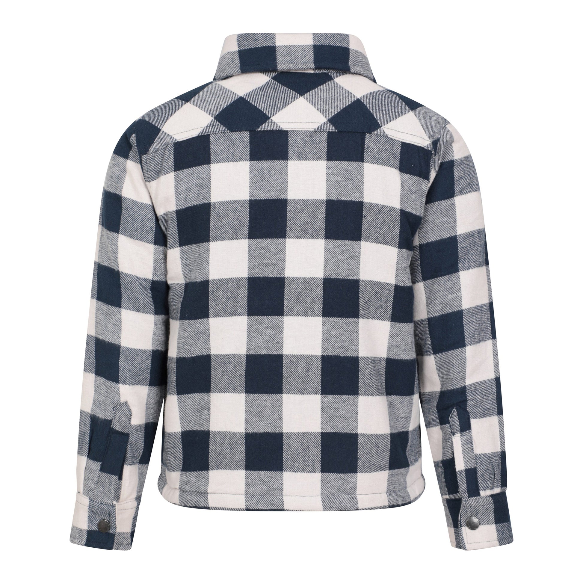 Navy - Back - Mountain Warehouse Childrens-Kids Orion Shirt Jacket