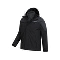 Grey - Side - Mountain Warehouse Mens Storm III 3 in 1 Waterproof Jacket