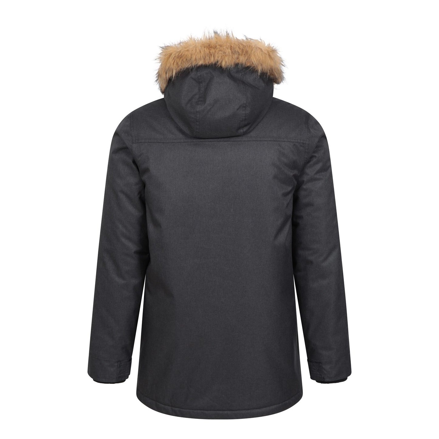 Black - Back - Mountain Warehouse Mens Gorge II Long Jacket