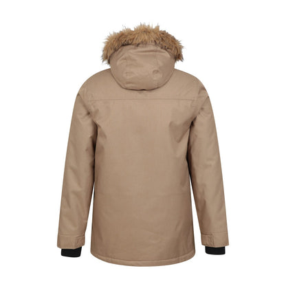 Stone - Back - Mountain Warehouse Mens Gorge II Long Jacket