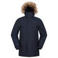 Navy - Front - Mountain Warehouse Mens Gorge II Long Jacket