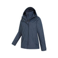 Navy - Side - Mountain Warehouse Womens-Ladies Fell II 3 In 1 Jacket