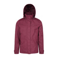 Burgundy - Front - Mountain Warehouse Womens-Ladies Fell II 3 In 1 Jacket