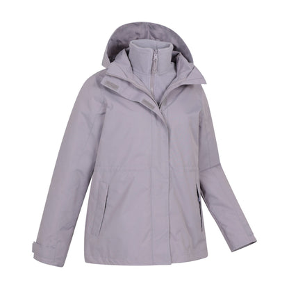 Dusky Purple - Back - Mountain Warehouse Womens-Ladies Fell II 3 In 1 Jacket