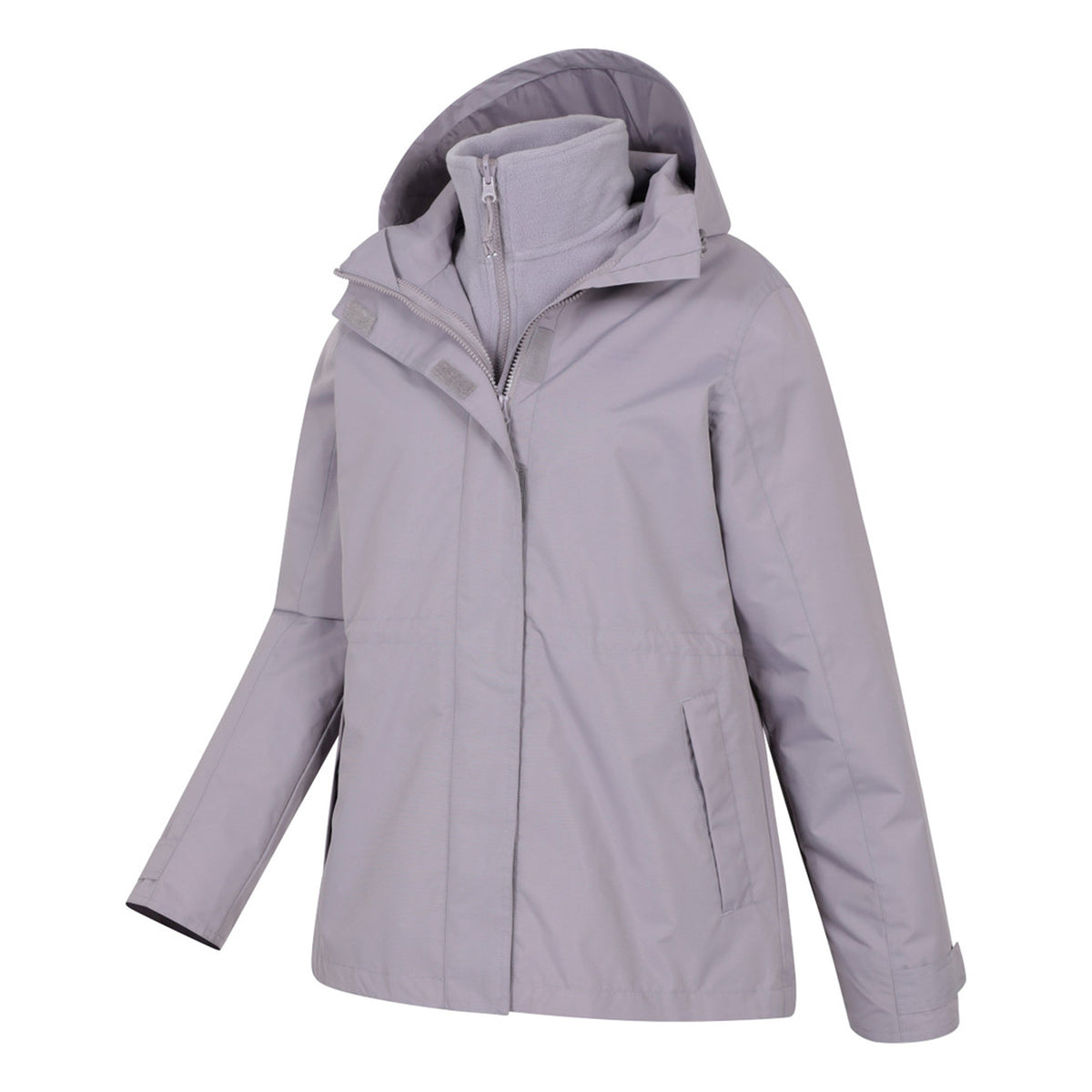 Dusky Purple - Lifestyle - Mountain Warehouse Womens-Ladies Fell II 3 In 1 Jacket
