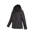 Black - Side - Mountain Warehouse Womens-Ladies Fell II 3 In 1 Jacket