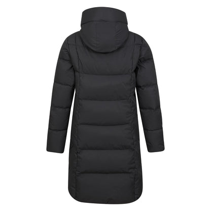 Black - Back - Mountain Warehouse Womens-Ladies Cosy Extreme II Wrap Down Jacket