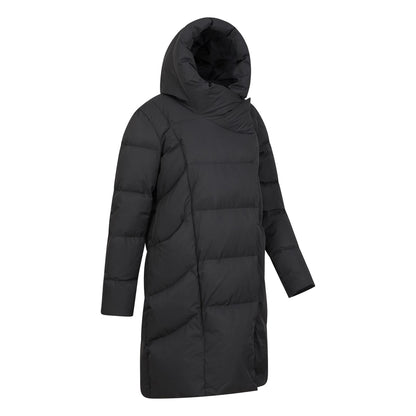 Black - Lifestyle - Mountain Warehouse Womens-Ladies Cosy Extreme II Wrap Down Jacket