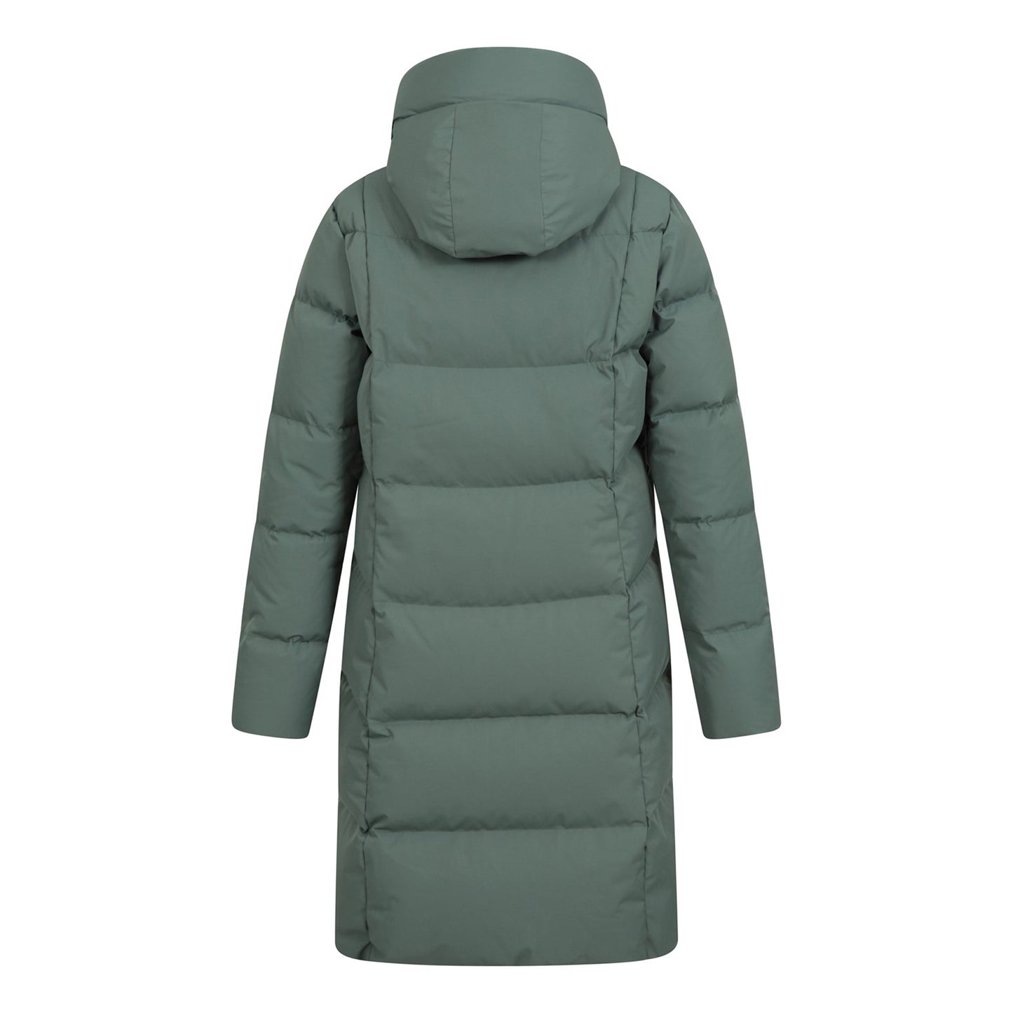 Dark Khaki - Back - Mountain Warehouse Womens-Ladies Cosy Extreme II Wrap Down Jacket