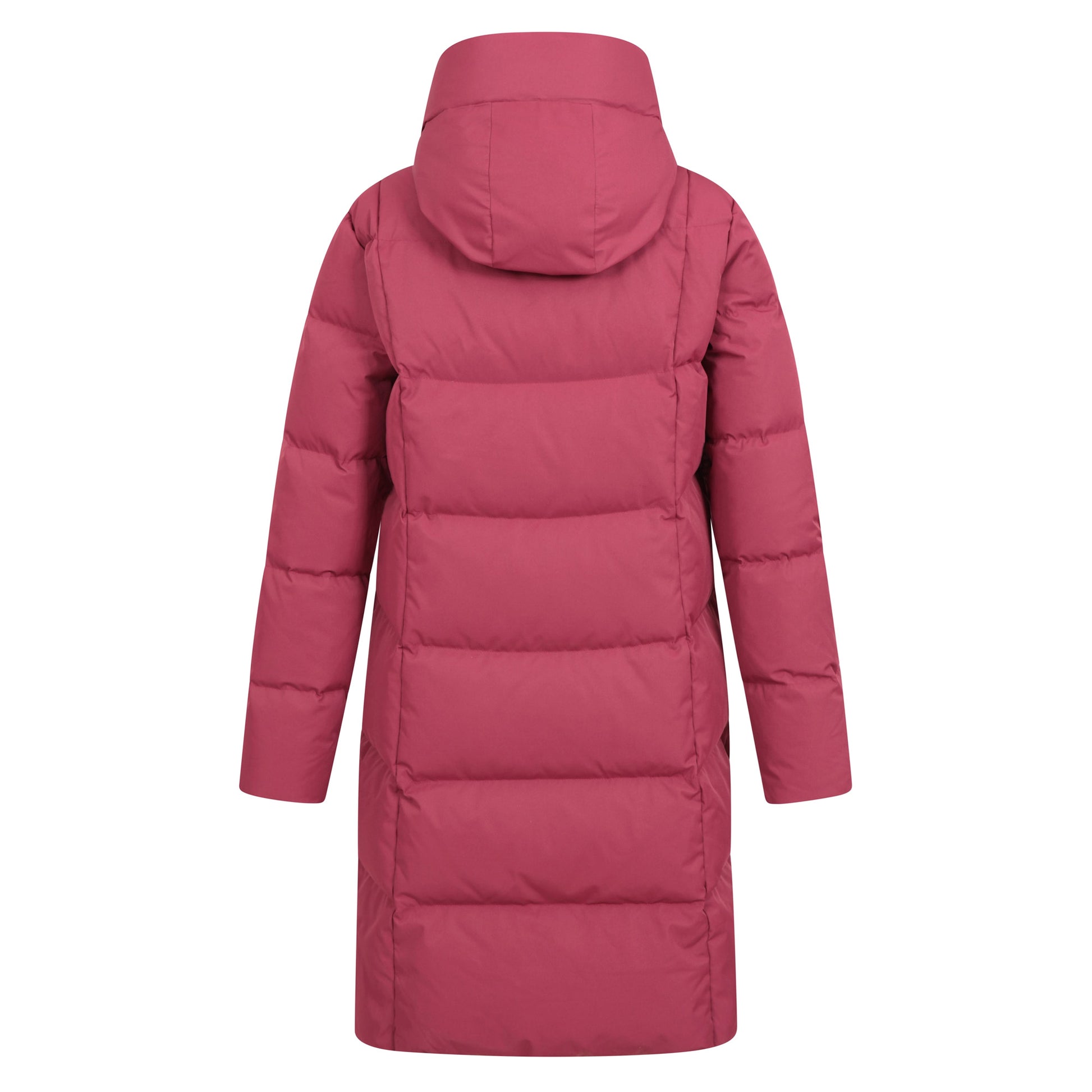 Burgundy - Back - Mountain Warehouse Womens-Ladies Cosy Extreme II Wrap Down Jacket