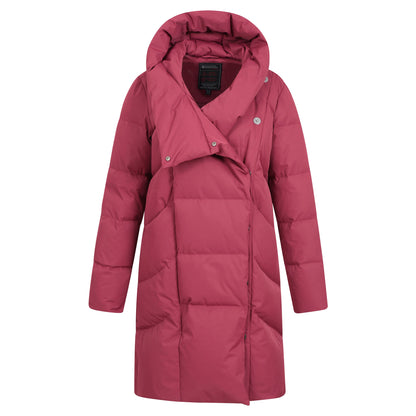 Burgundy - Lifestyle - Mountain Warehouse Womens-Ladies Cosy Extreme II Wrap Down Jacket