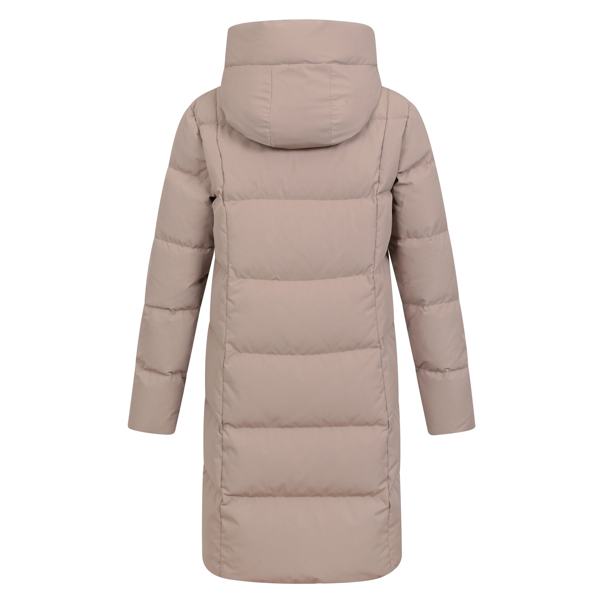 Taupe - Back - Mountain Warehouse Womens-Ladies Cosy Extreme II Wrap Down Jacket