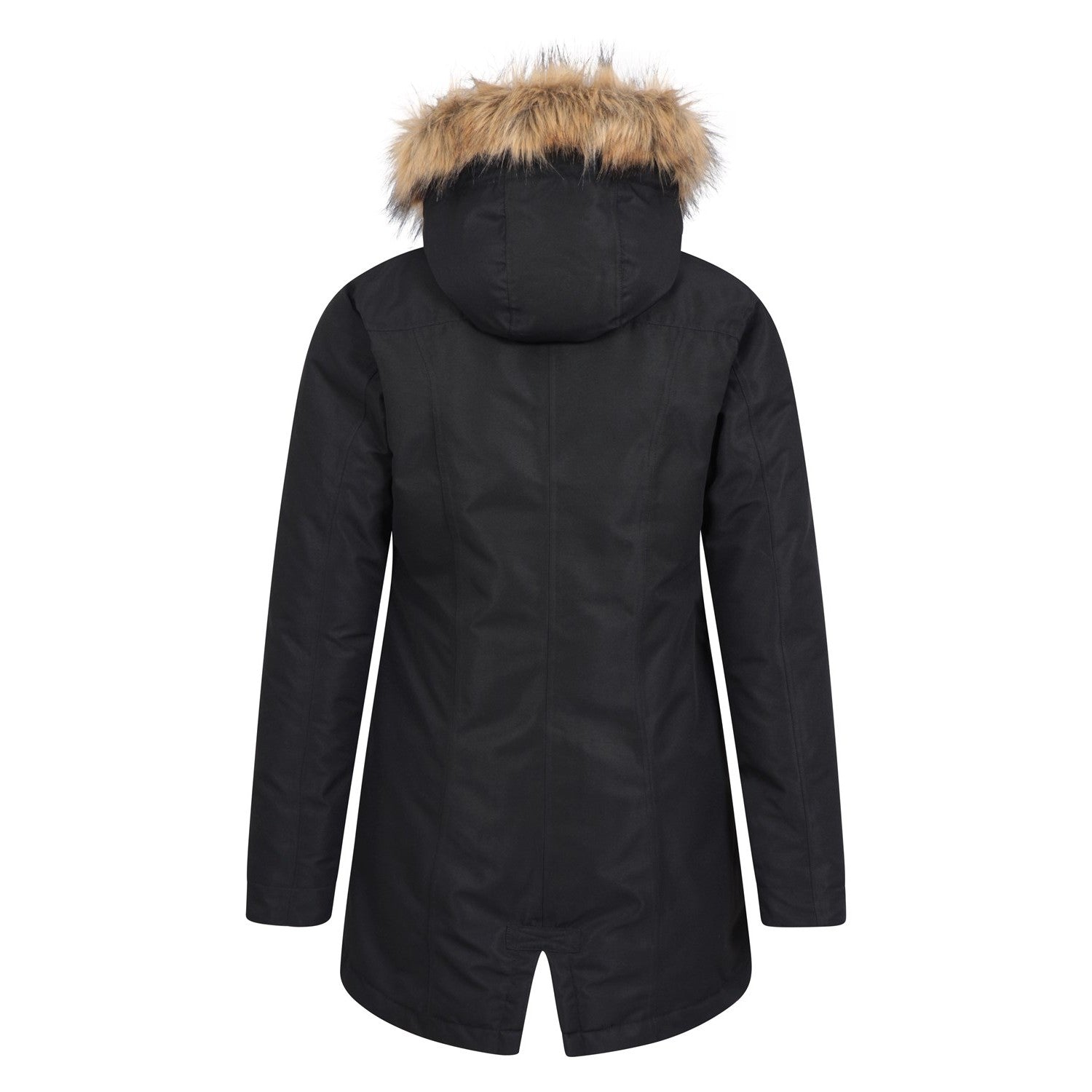 Black - Back - Mountain Warehouse Womens-Ladies Tarka II Long Padded Jacket