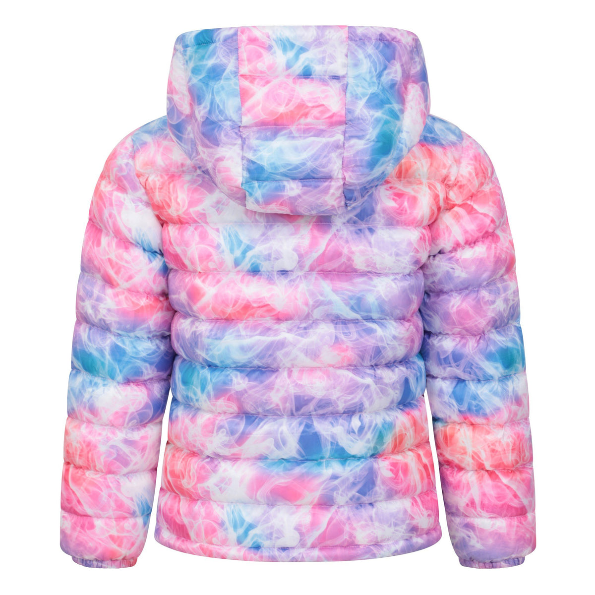 Pink - Back - Mountain Warehouse Childrens-Kids Seasons Watercolour Padded Jacket