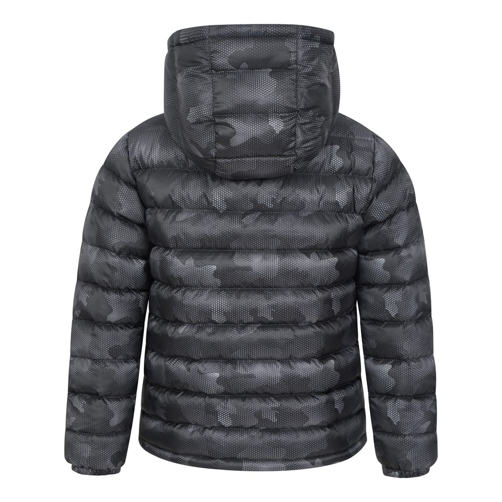 Charcoal - Side - Mountain Warehouse Childrens-Kids Seasons Watercolour Padded Jacket