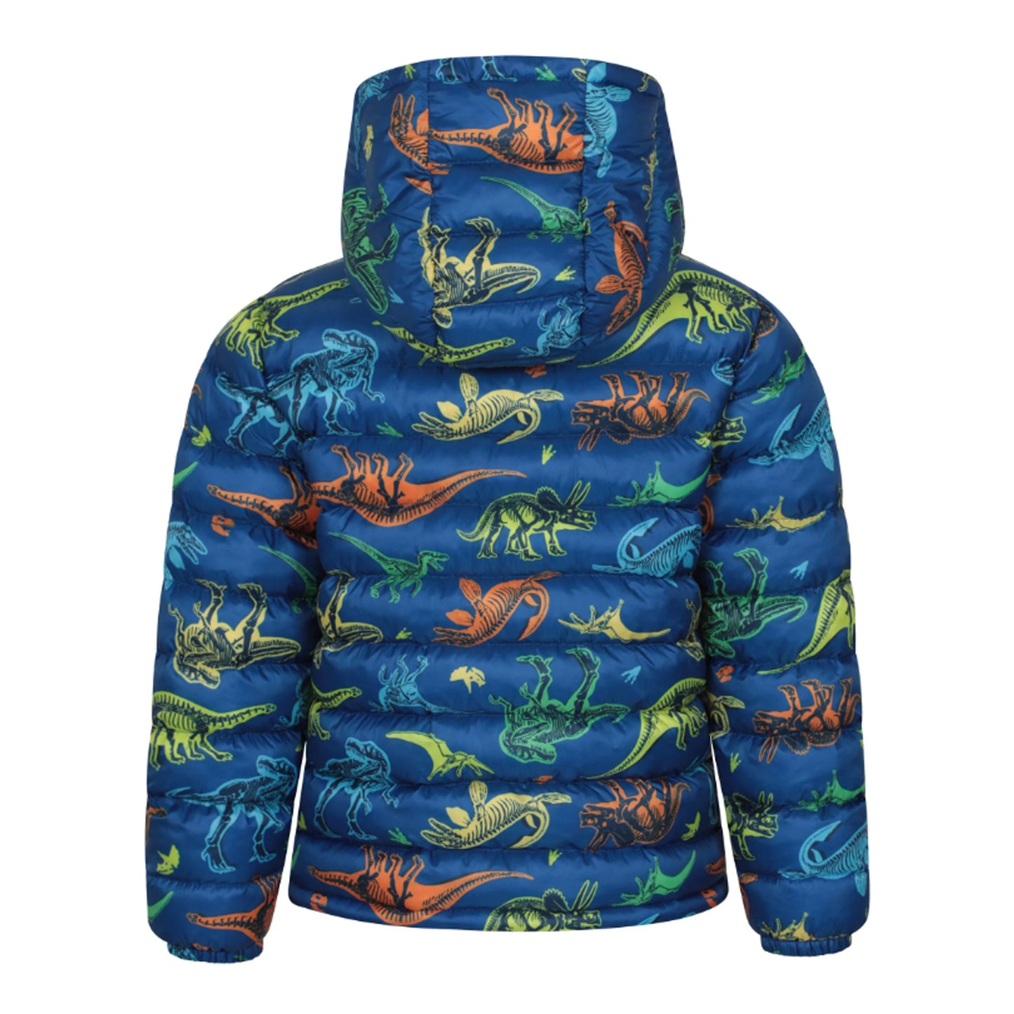 Dark Teal - Side - Mountain Warehouse Childrens-Kids Seasons Watercolour Padded Jacket