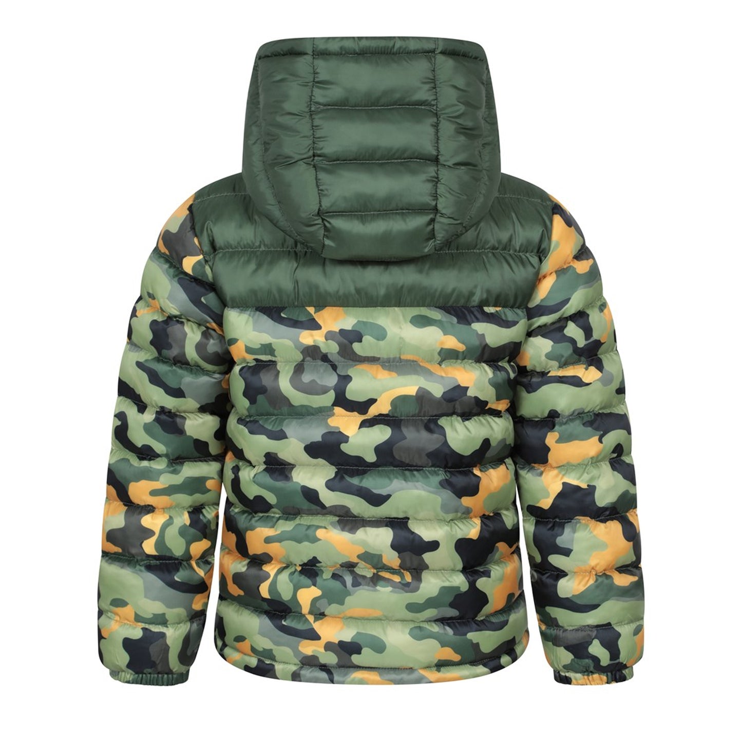 Dark Khaki - Side - Mountain Warehouse Childrens-Kids Seasons Watercolour Padded Jacket