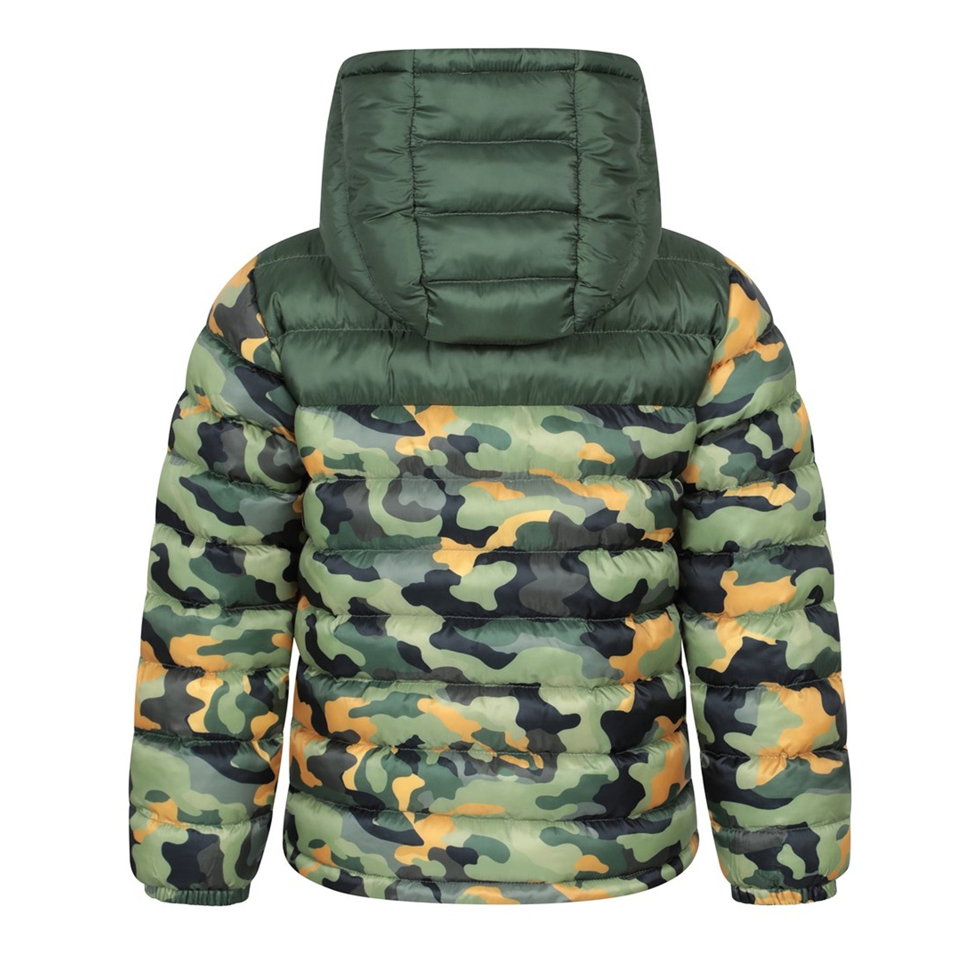 Dark Khaki - Side - Mountain Warehouse Childrens-Kids Seasons Watercolour Padded Jacket