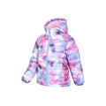Dark Purple - Lifestyle - Mountain Warehouse Childrens-Kids Seasons Watercolour Padded Jacket