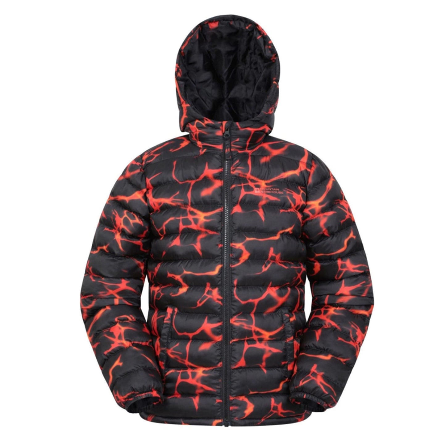 Rust - Front - Mountain Warehouse Childrens-Kids Seasons Watercolour Padded Jacket