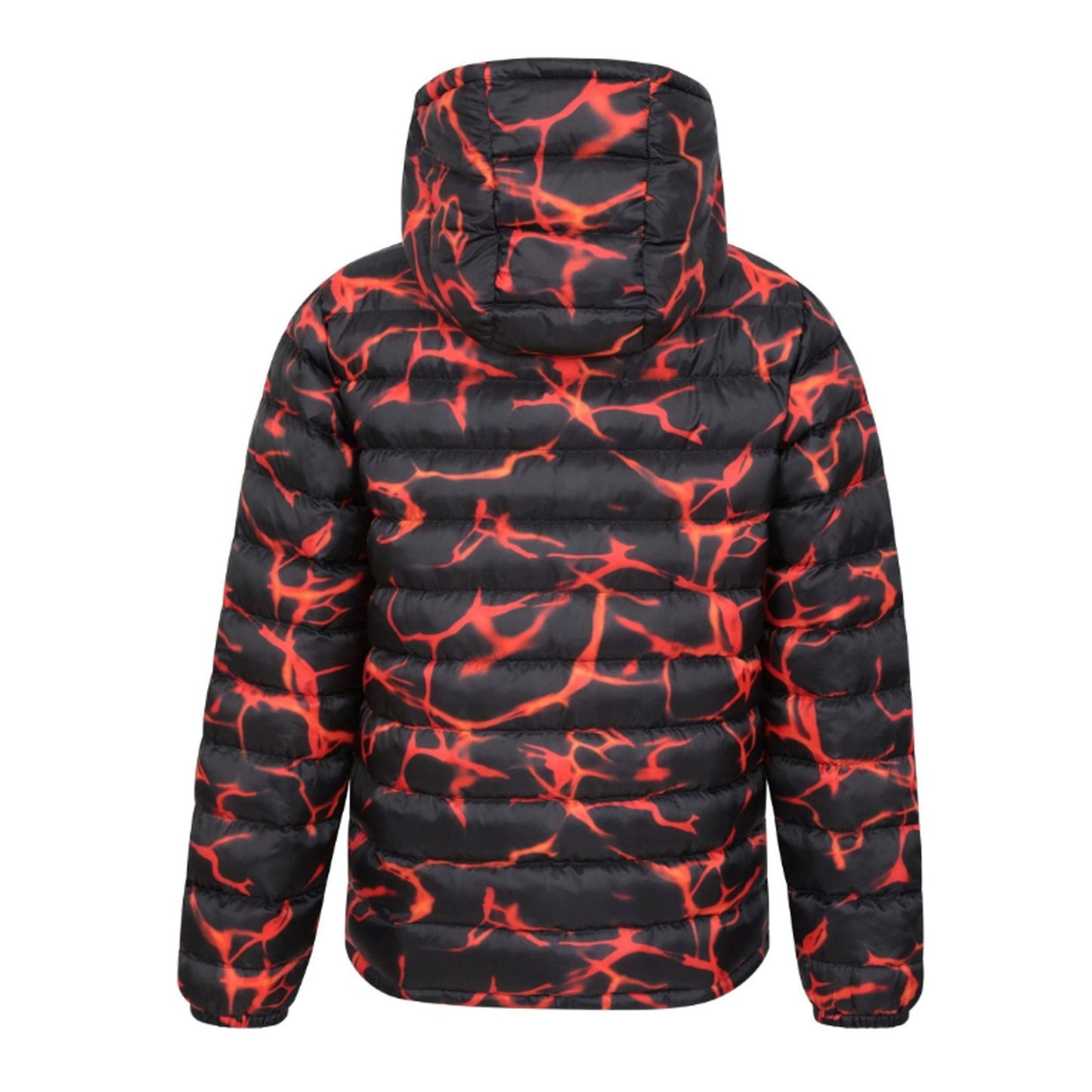 Rust - Back - Mountain Warehouse Childrens-Kids Seasons Watercolour Padded Jacket