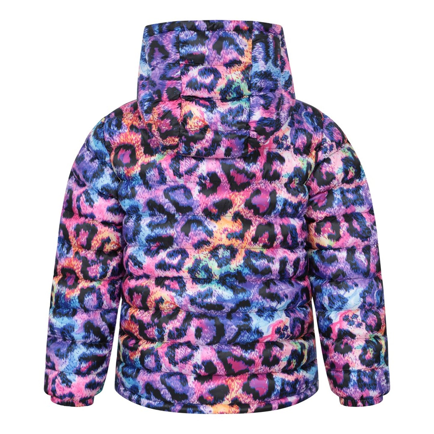 Bright Orange - Side - Mountain Warehouse Childrens-Kids Seasons Watercolour Padded Jacket