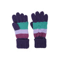 Purple - Lifestyle - Mountain Warehouse Childrens-Kids Chunky Knit Accessories Set