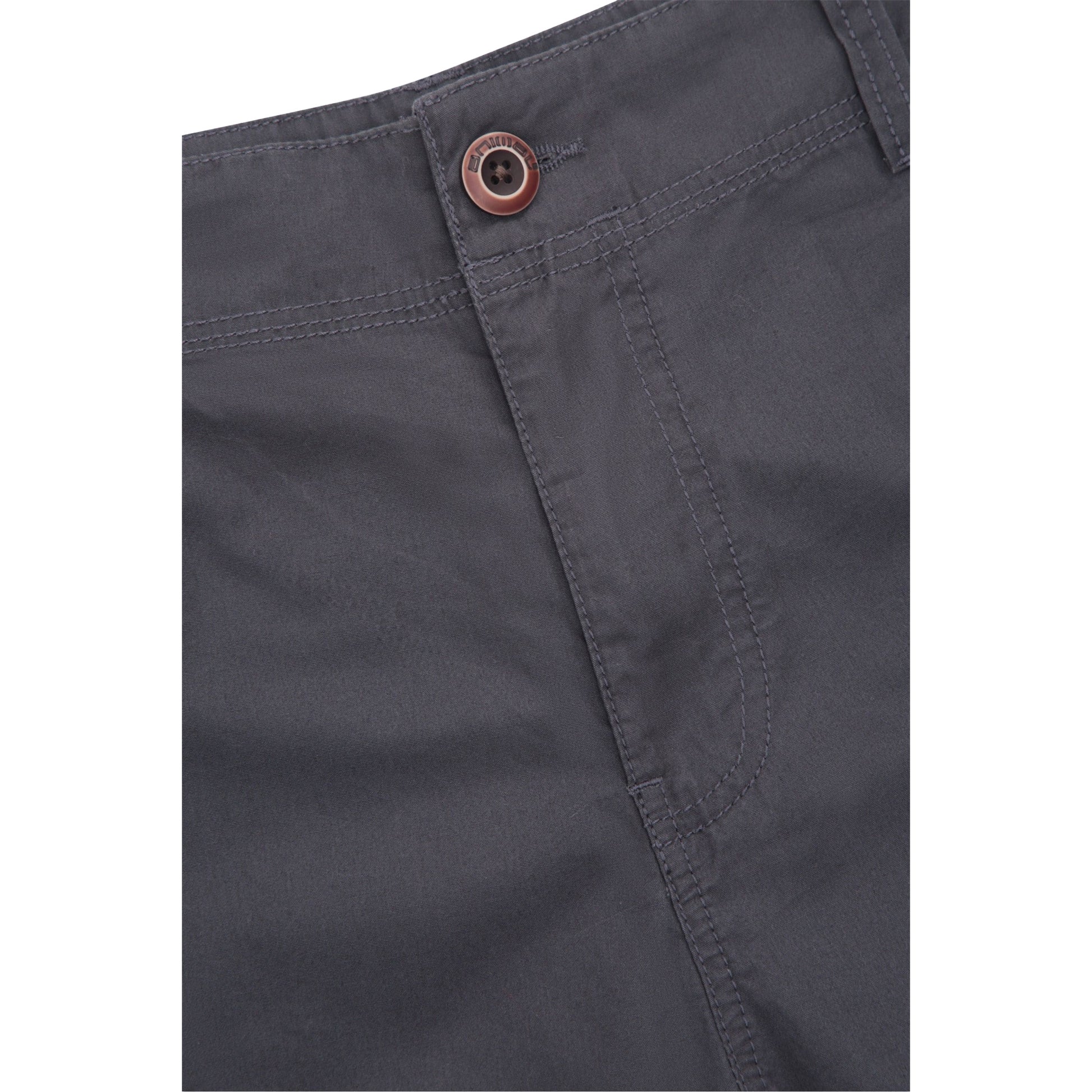 Charcoal - Side - Animal Mens Atlantis Organic Cargo Shorts