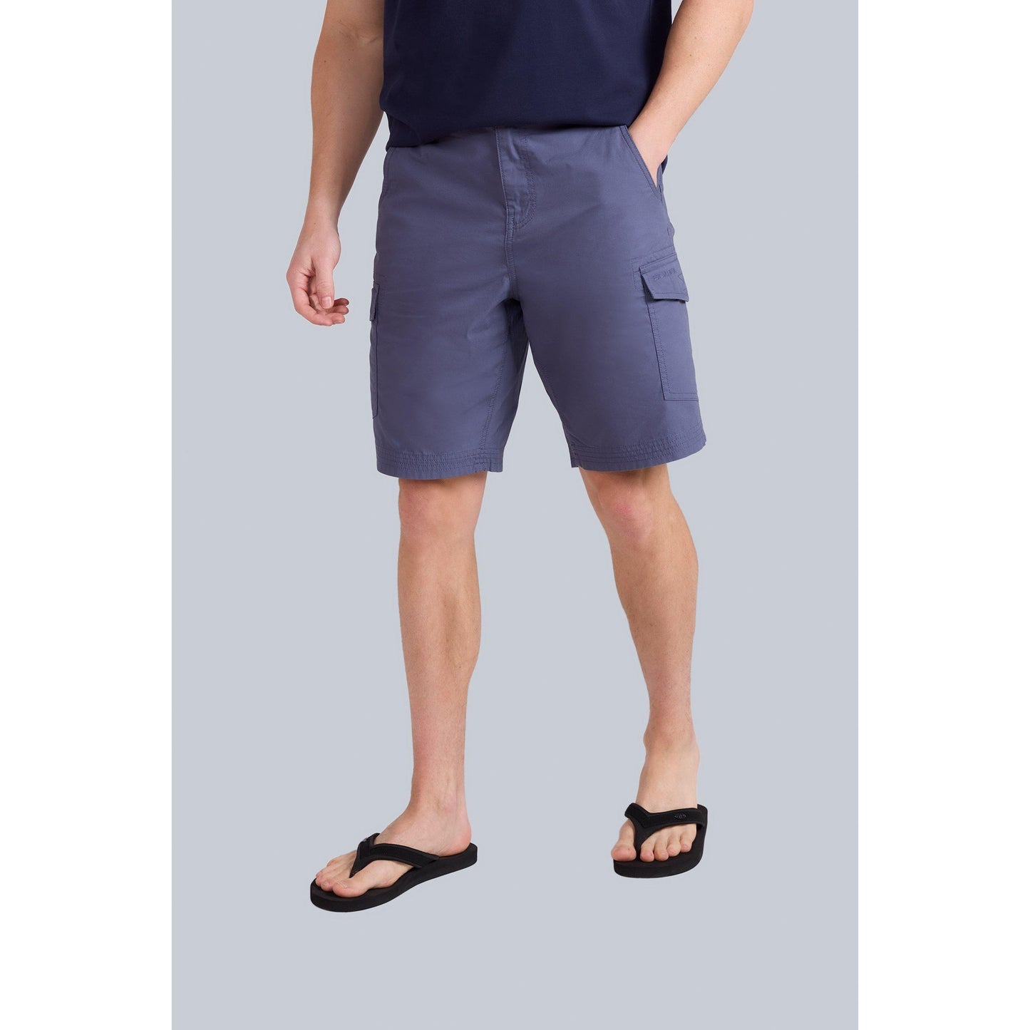 Blue - Front - Animal Mens Atlantis Organic Cargo Shorts