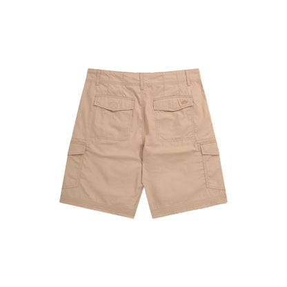 Beige - Back - Animal Mens Atlantis Organic Cargo Shorts
