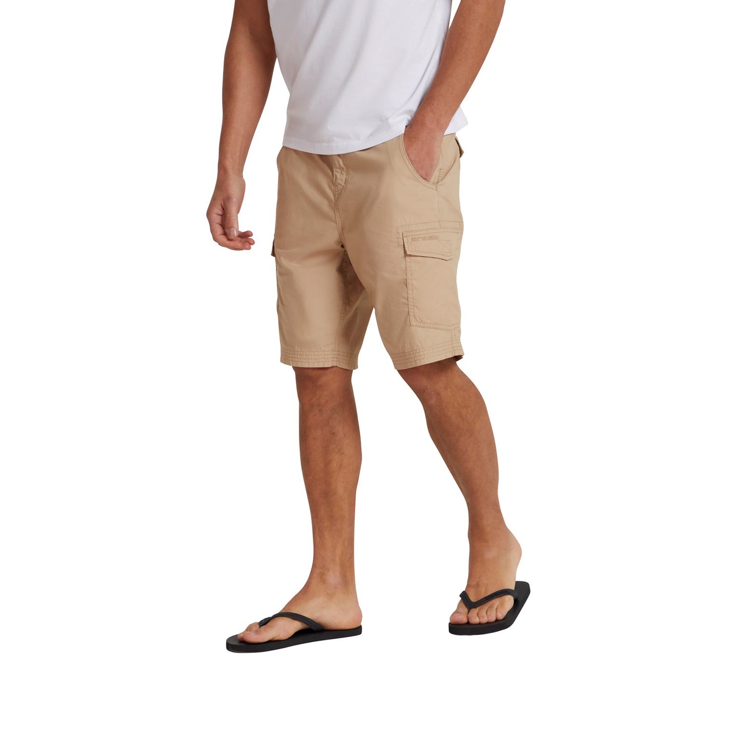 Beige - Lifestyle - Animal Mens Atlantis Organic Cargo Shorts