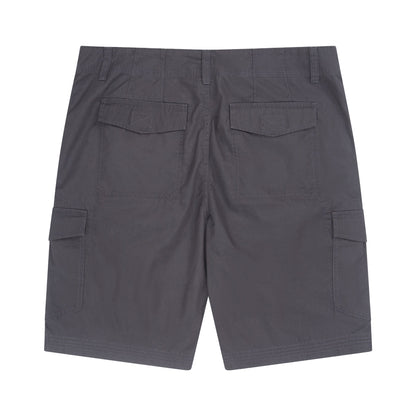 Charcoal - Back - Animal Mens Atlantis Organic Cargo Shorts