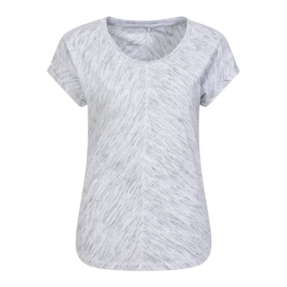 White - Front - Mountain Warehouse Womens-Ladies Retreat T-Shirt