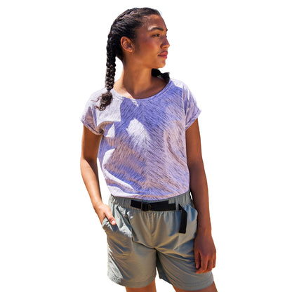 White - Pack Shot - Mountain Warehouse Womens-Ladies Retreat T-Shirt