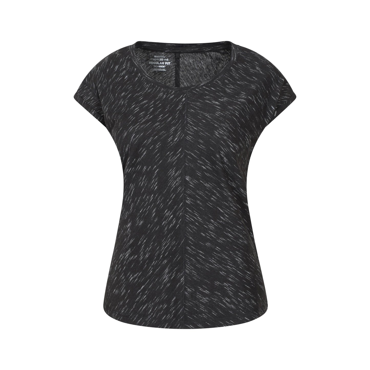 Black - Front - Mountain Warehouse Womens-Ladies Retreat T-Shirt