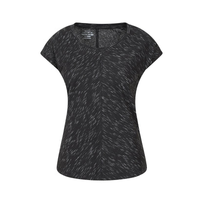 Black - Front - Mountain Warehouse Womens-Ladies Retreat T-Shirt