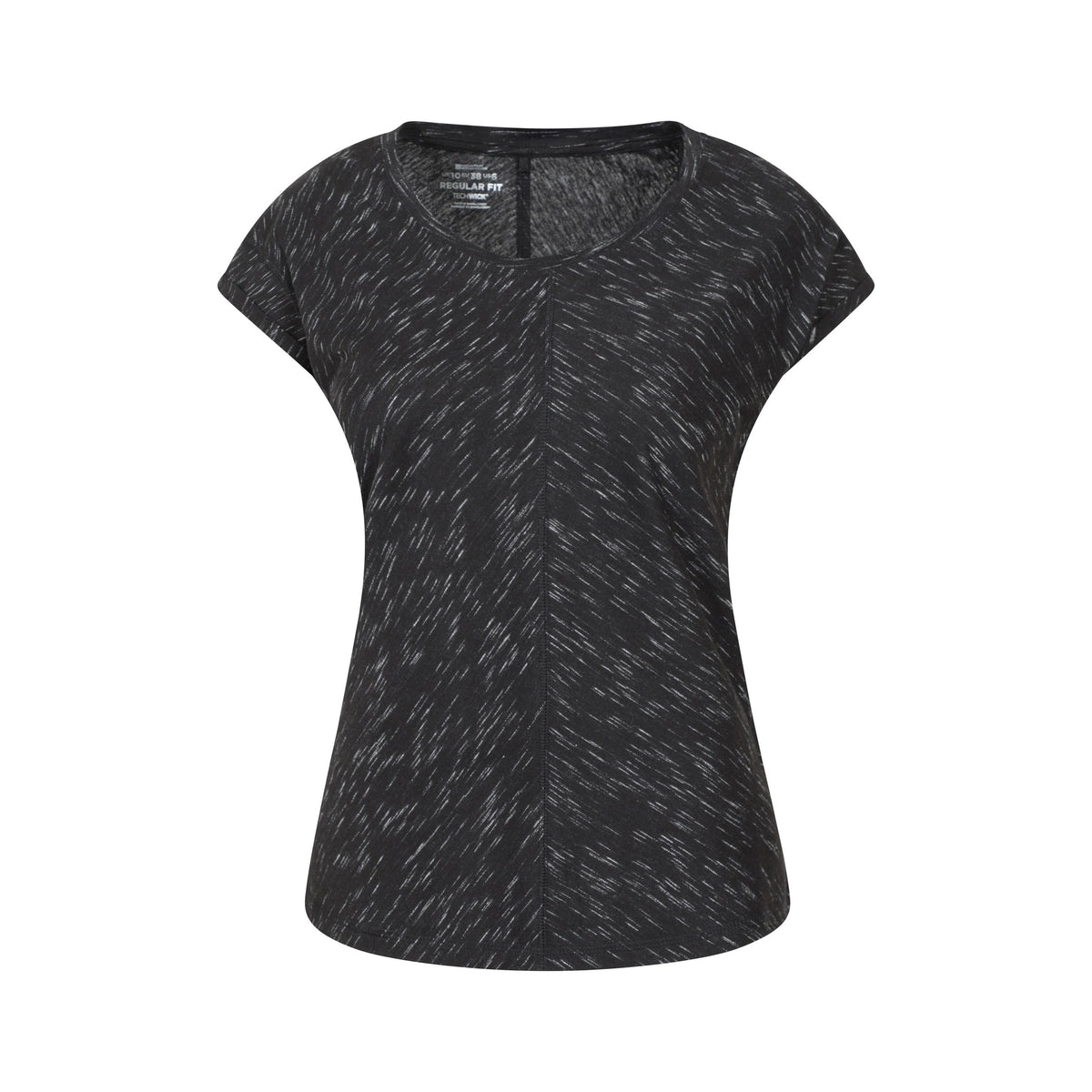 Black - Front - Mountain Warehouse Womens-Ladies Retreat T-Shirt