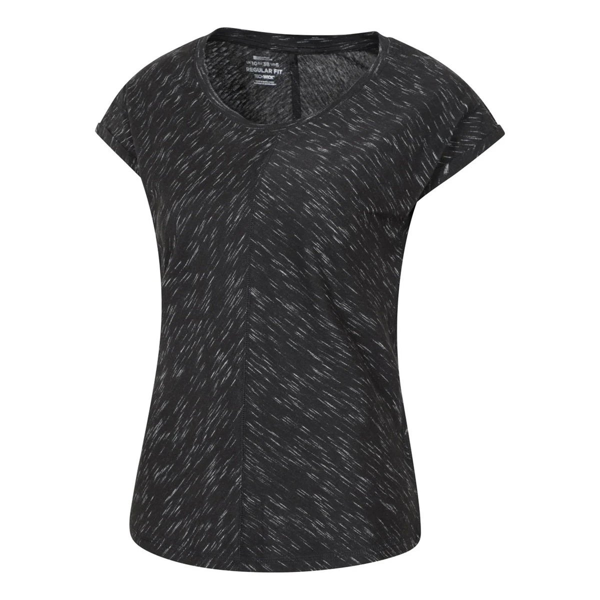 Black - Side - Mountain Warehouse Womens-Ladies Retreat T-Shirt