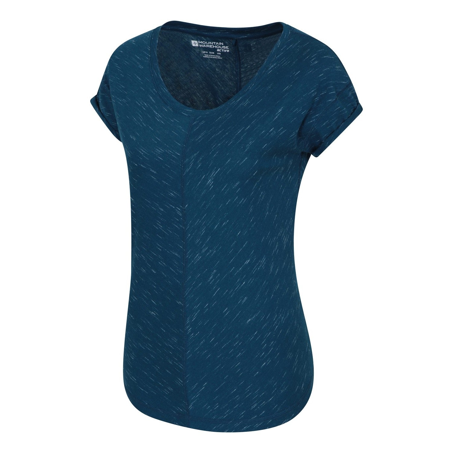Teal - Side - Mountain Warehouse Womens-Ladies Retreat T-Shirt
