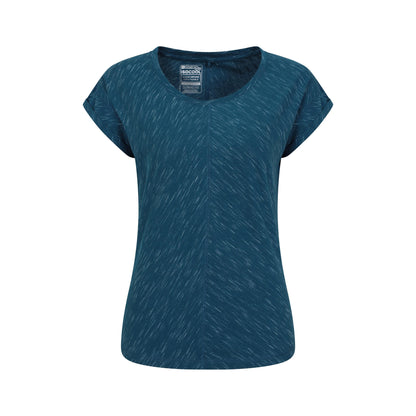 Dark Teal - Front - Mountain Warehouse Womens-Ladies Retreat T-Shirt