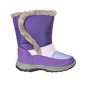 Purple - Back - Mountain Warehouse Childrens-Kids Caribou Adaptive Snow Boots