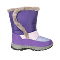 Purple - Lifestyle - Mountain Warehouse Childrens-Kids Caribou Adaptive Snow Boots