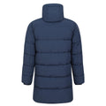 Navy - Back - Mountain Warehouse Mens Vortex Longline Padded Jacket