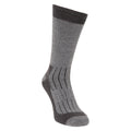 Charcoal - Front - Mountain Warehouse Mens Explorer Merino Wool Boot Socks