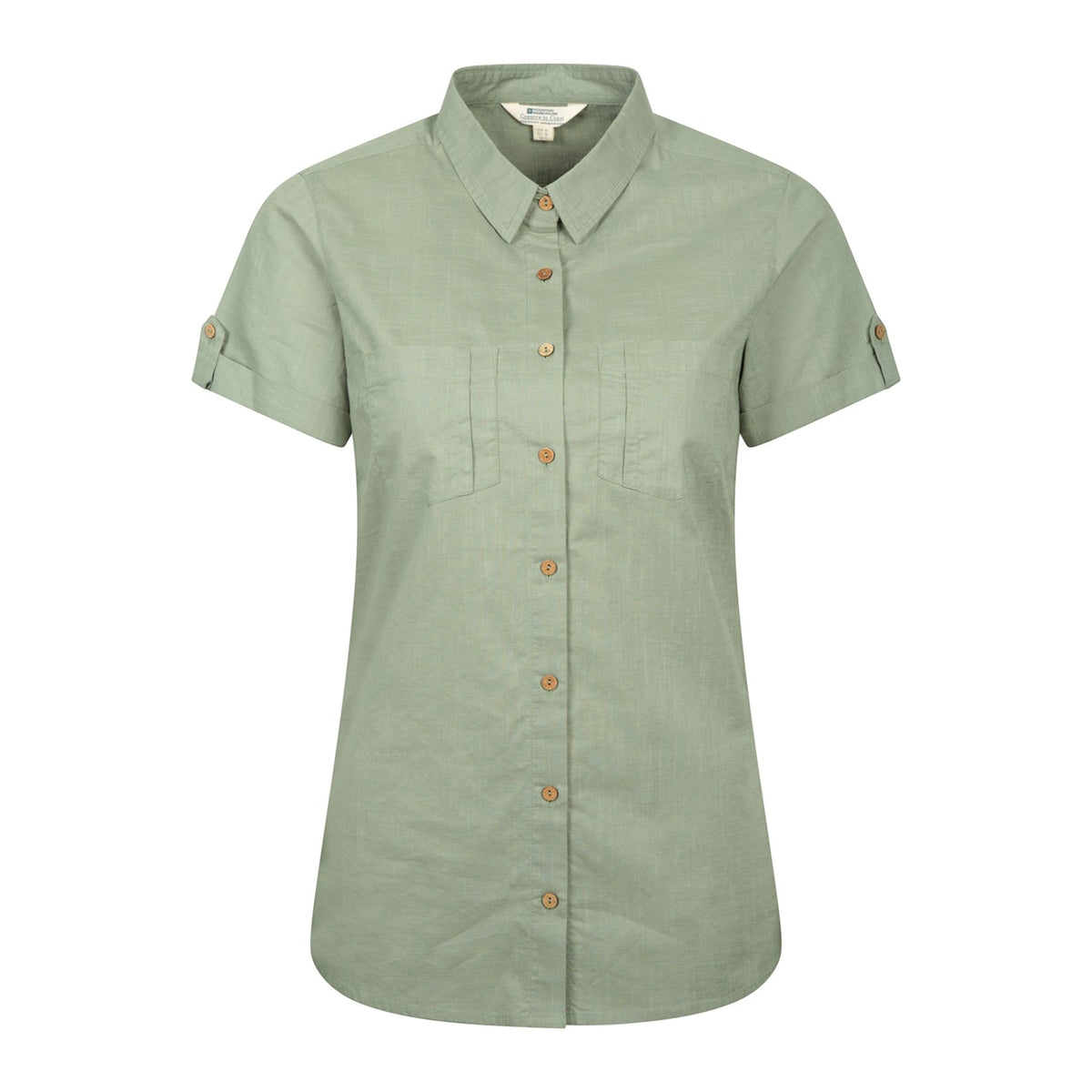 Light Khaki - Front - Mountain Warehouse Womens-Ladies Coconut Short-Sleeved Shirt