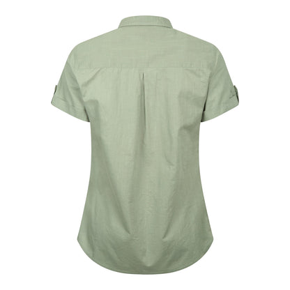 Light Khaki - Back - Mountain Warehouse Womens-Ladies Coconut Short-Sleeved Shirt