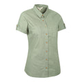 Khaki - Back - Mountain Warehouse Womens-Ladies Coconut Short-Sleeved Shirt